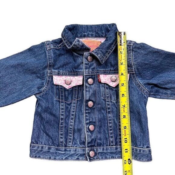 Levi's Baby/Toddler Vintage Denim Jean Jacket Size 18M Girl’s My First Levi’s - Picture 3 of 8